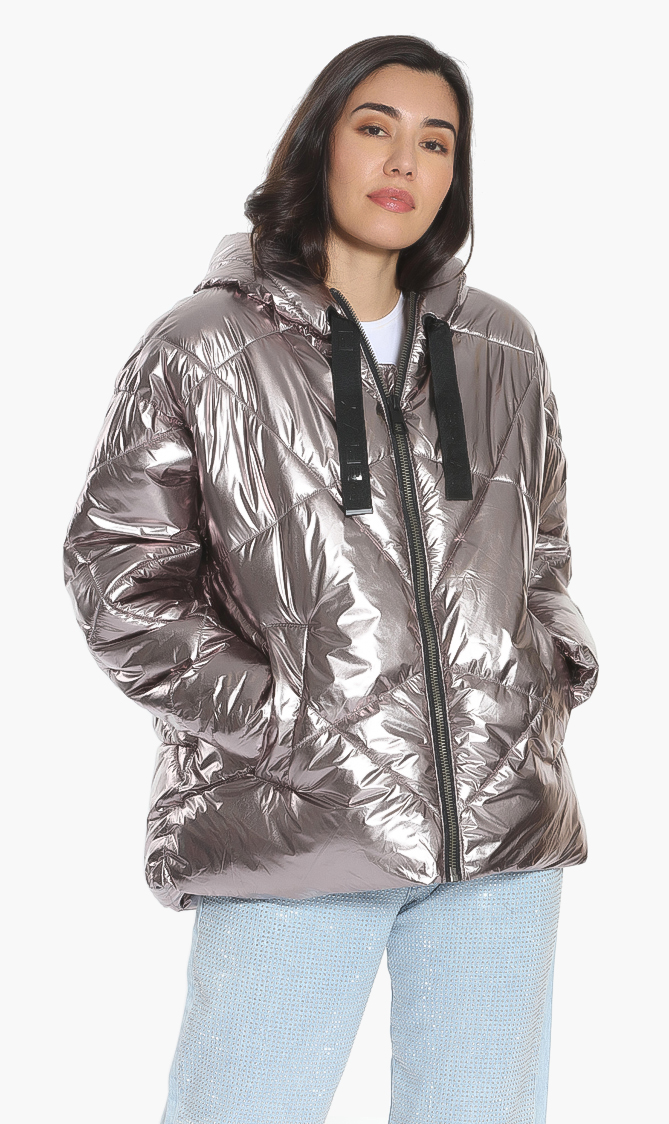 Replay Laminated Padded Jacket