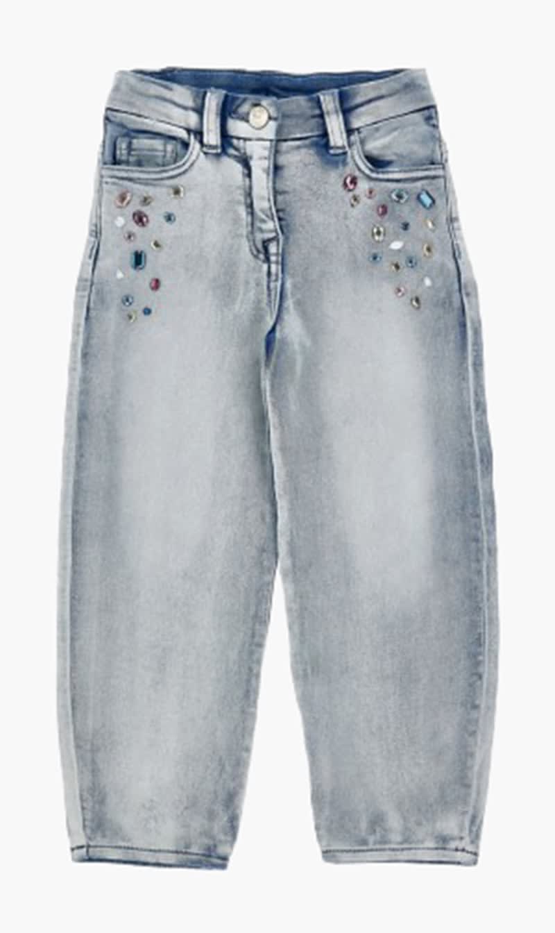 Monnalisa White Jeans Jewel Denim Stone B for Girls | The Deal Outlet
Monnalisa White Jeans Jewel Denim Stone B for Girls | The Deal Outlet