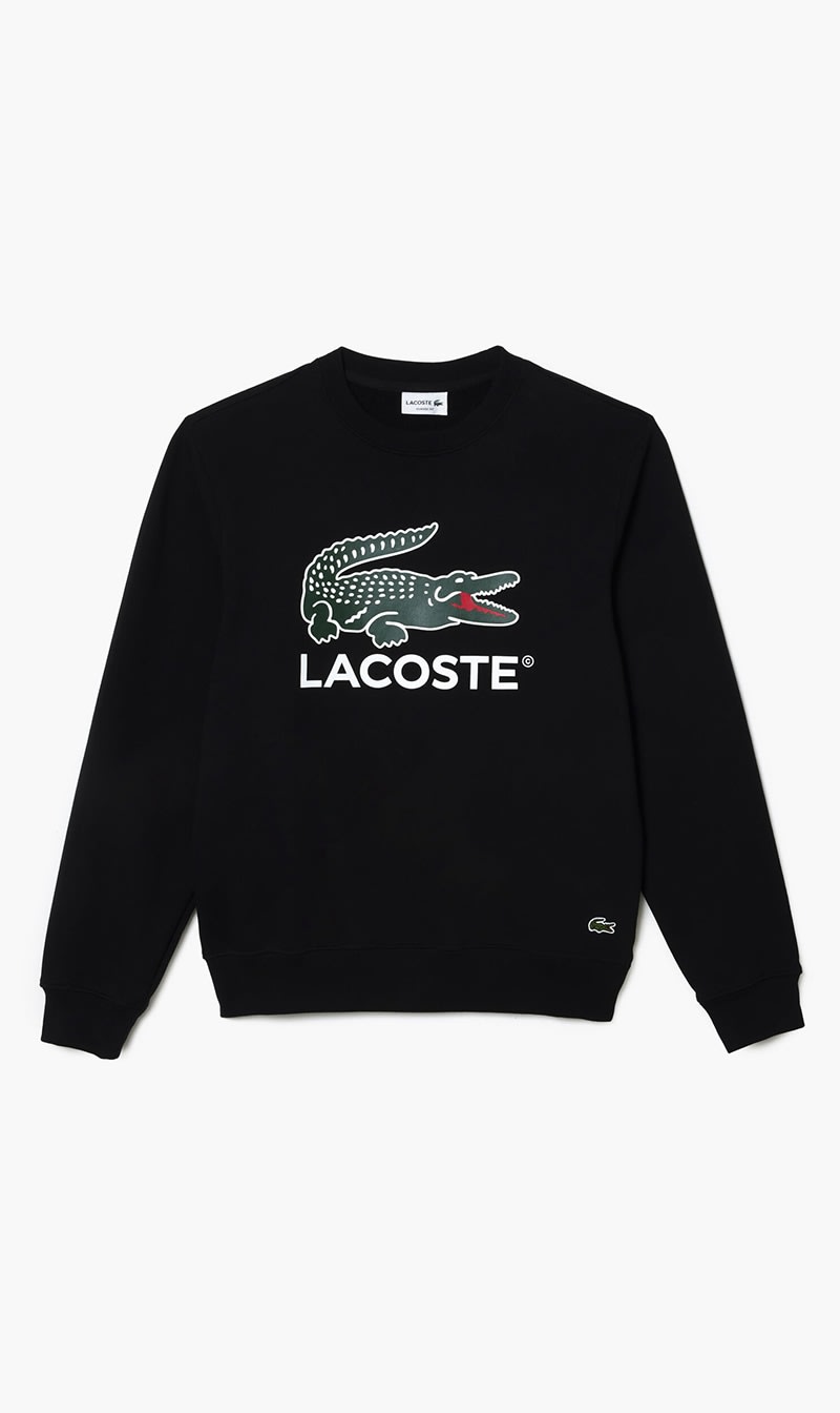 Lacoste Black Sweatshirt for Men | The Deal Outlet