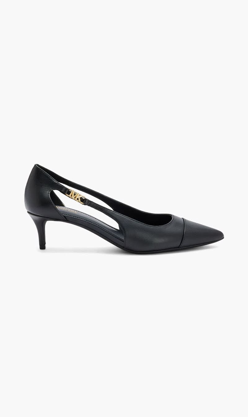 Michael Kors Black Veronica Kitten Pumps for Women
Michael Kors Black Veronica Kitten Pumps for Women