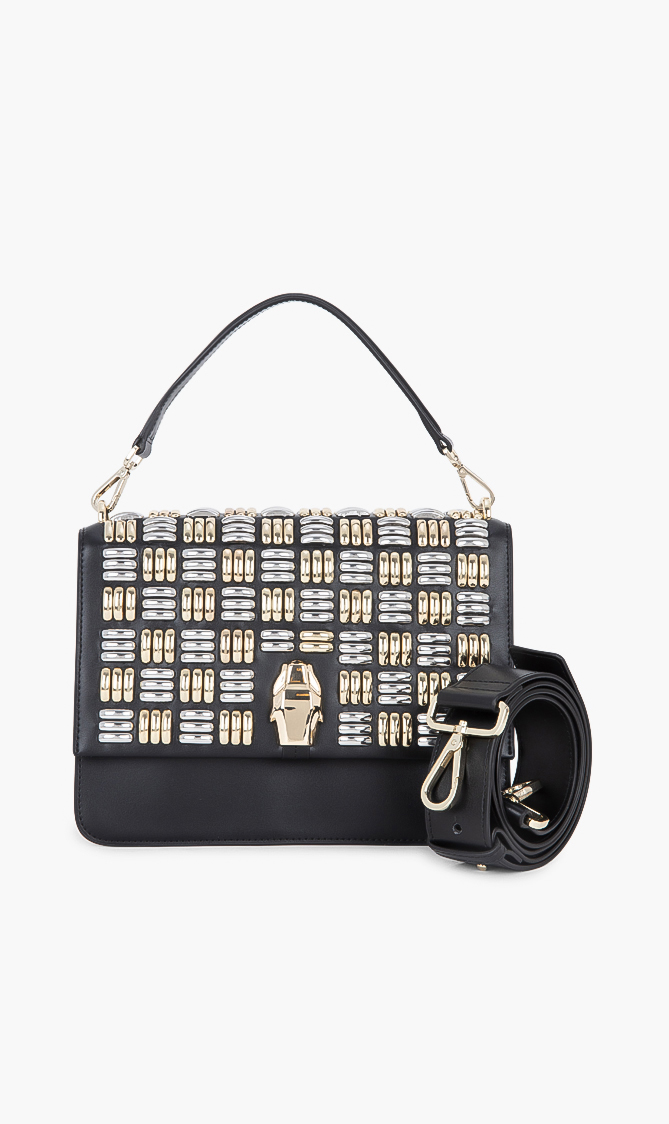 Cavalli Class Milano Flap Shoulder Bag
