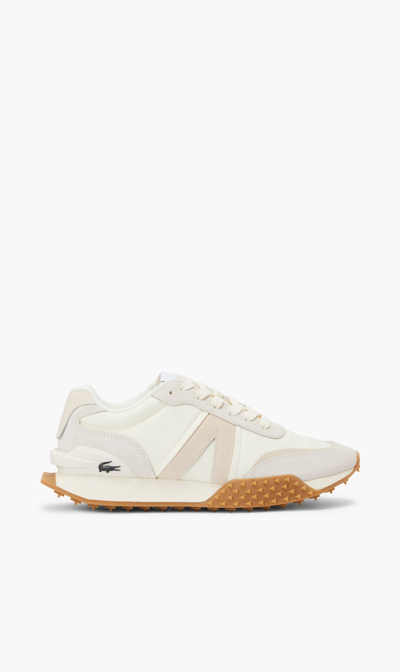 Lacoste White L Spin Lace Sneakers for Men | The Deal Outlet