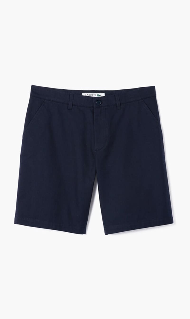 Lacoste Blue Cotton Gabardine Chino Bermuda Shorts for Men | The Deal Outlet 
Lacoste Blue Cotton Gabardine Chino Bermuda Shorts for Men | The Deal Outlet