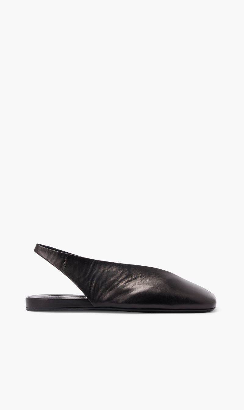 Jil Sander Black Scarpa Ballerina Tripon for Women | The Deal Outlet