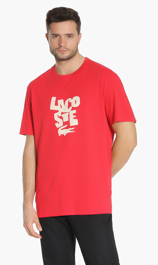 Lacoste Logo Graphic Regular Fit T-shirt