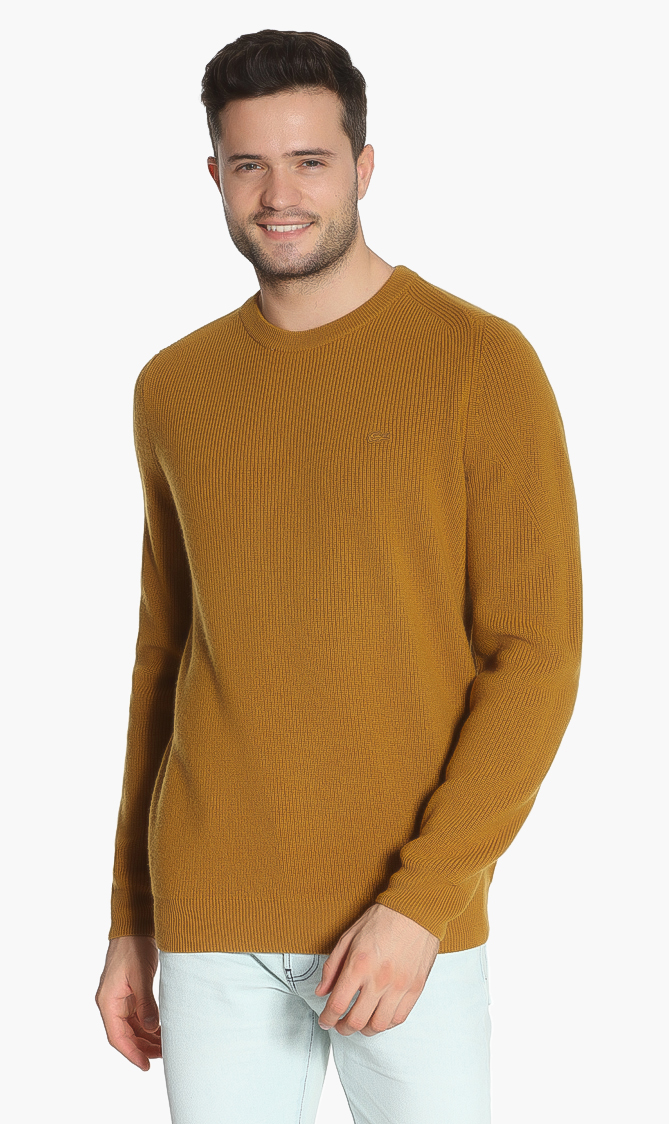 Lacoste Crew Neck Wool Sweater
