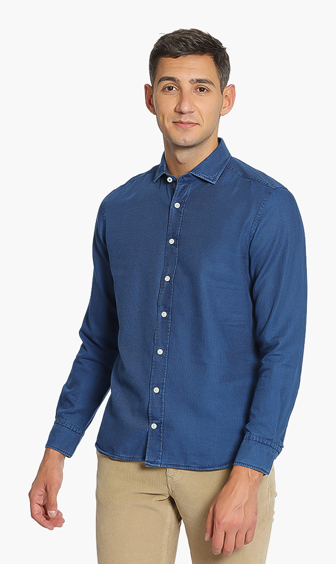 HACKETT LONDON Kent Multi Trim Slim Fit Shirt