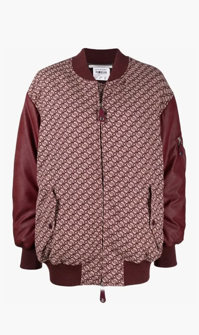 Stella Mc Cartney Pink Logo Jacquard Bomber Jacket for Women | The Deal Outlet
Stella Mc Cartney Pink Logo Jacquard Bomber Jacket for Women | The Deal Outlet