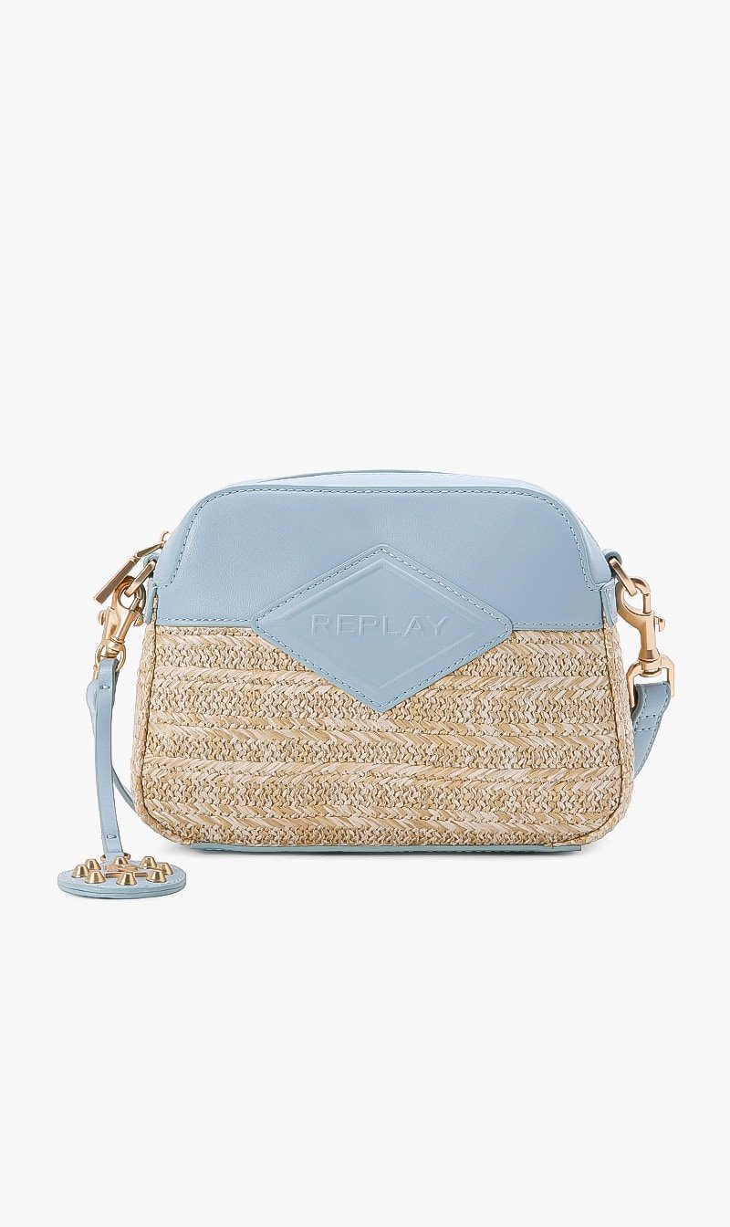 Replay Jute Crossbody Bag
