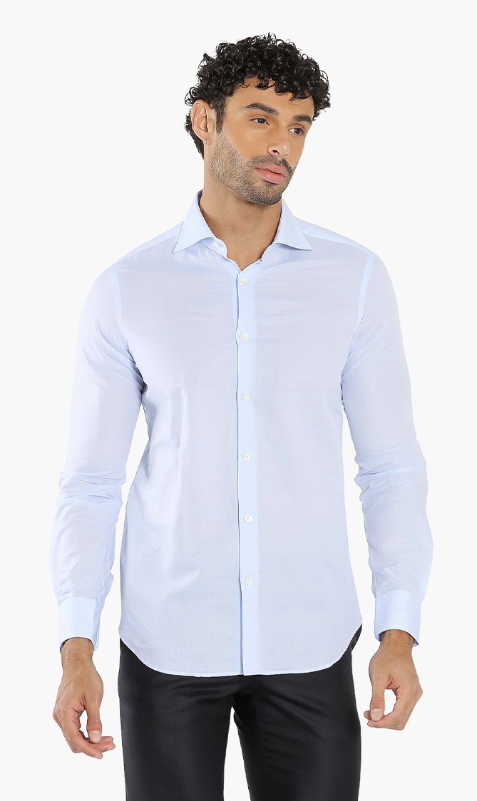 Linen Blend Long Sleeves Shirt