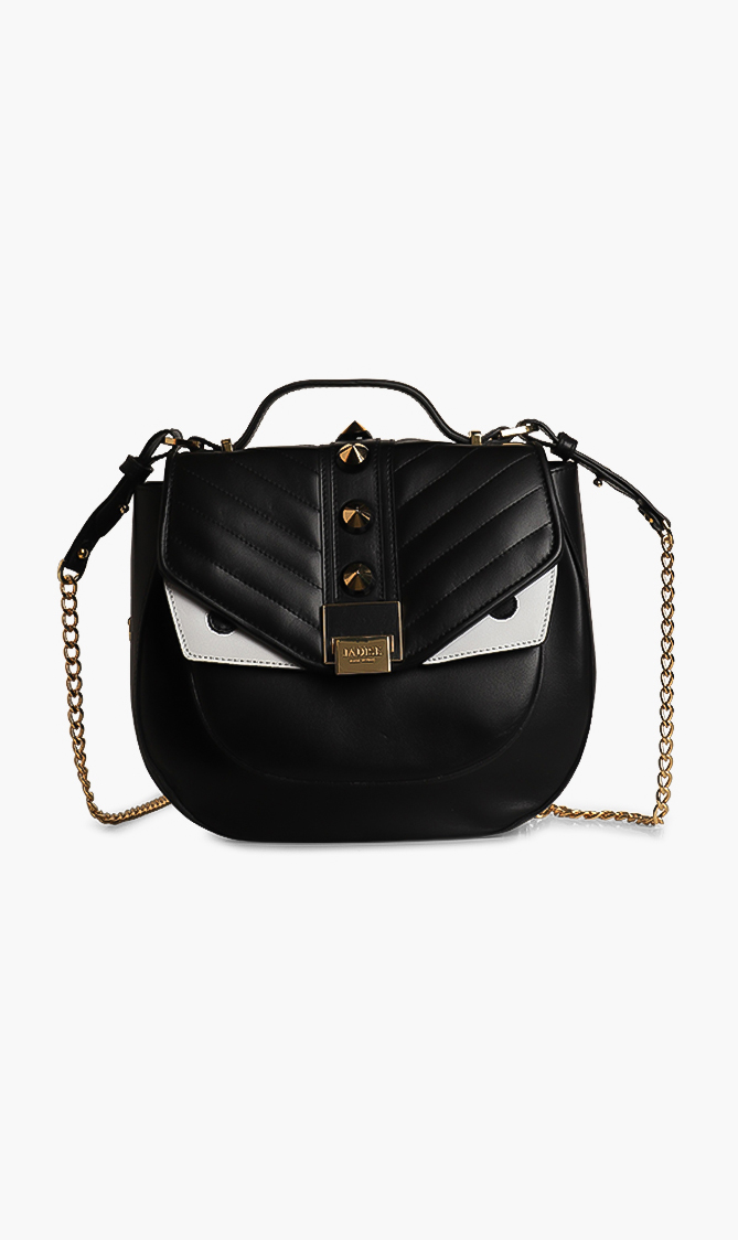 Jadise Studded Leather Sling Bag