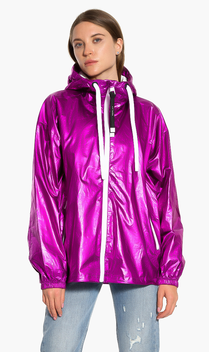 Plain Hooded Jacket
