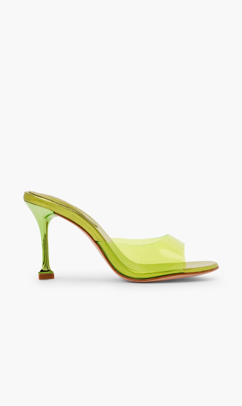 Schutz Green Vinil 12 Bright Leaf for Women | The Deal Outlet