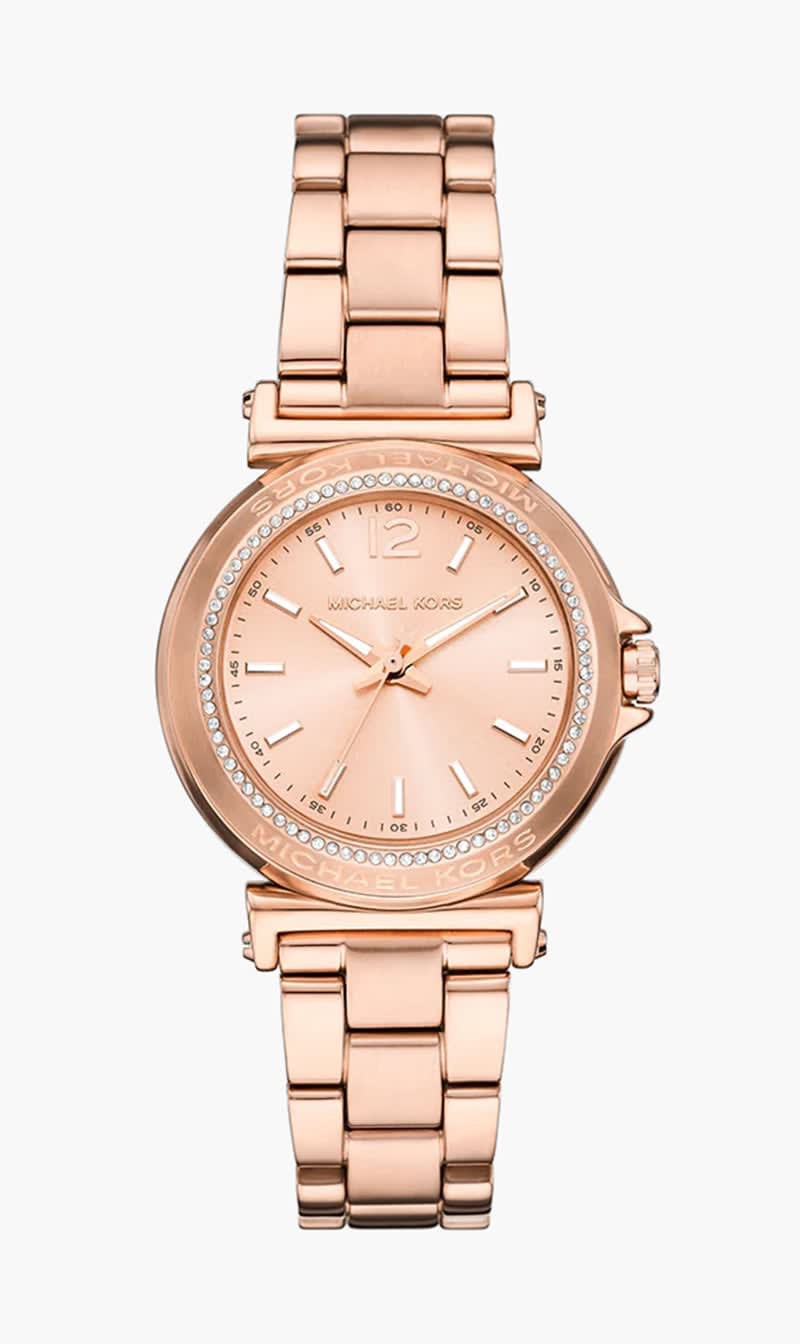 Michael Kors Gold Maren 33mm Ssbr Rg for Women
Michael Kors Gold Maren 33mm Ssbr Rg for Women