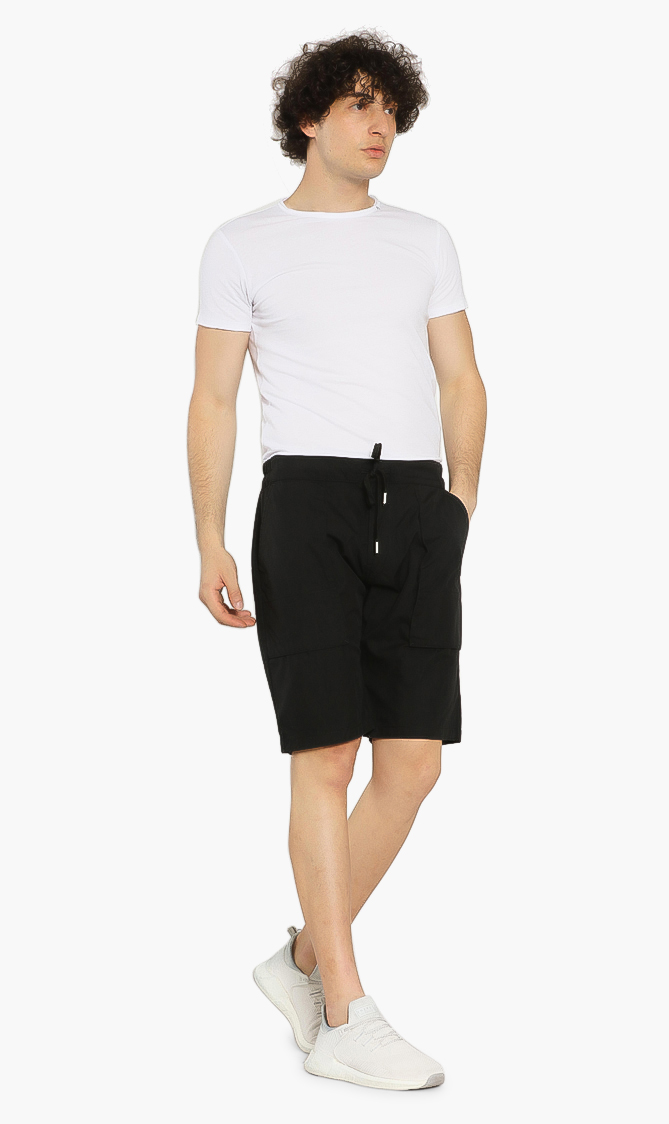 Sportlab Oversized Pocket Shorts, Black