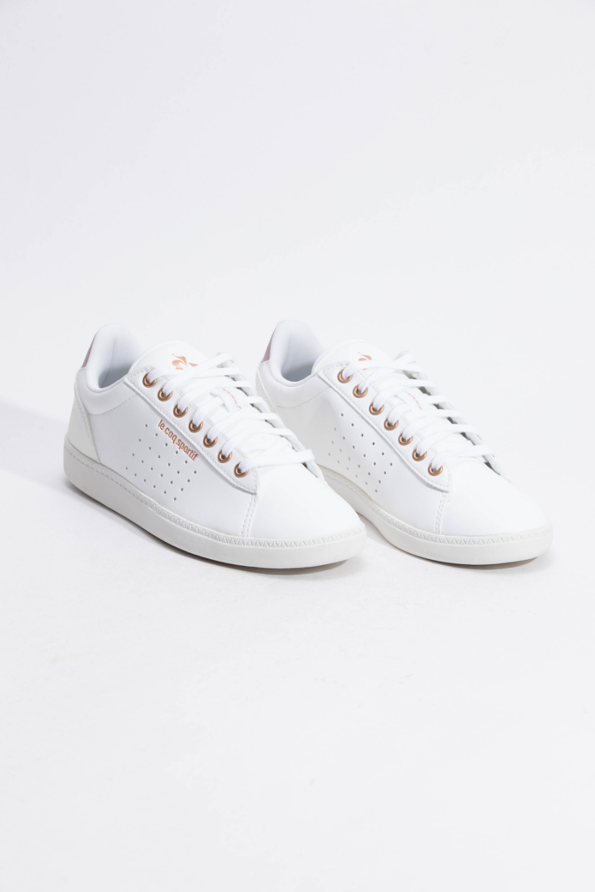LE COQ SPORTIF Courtstar W Boutique Optical White/rose Gold Sneakers