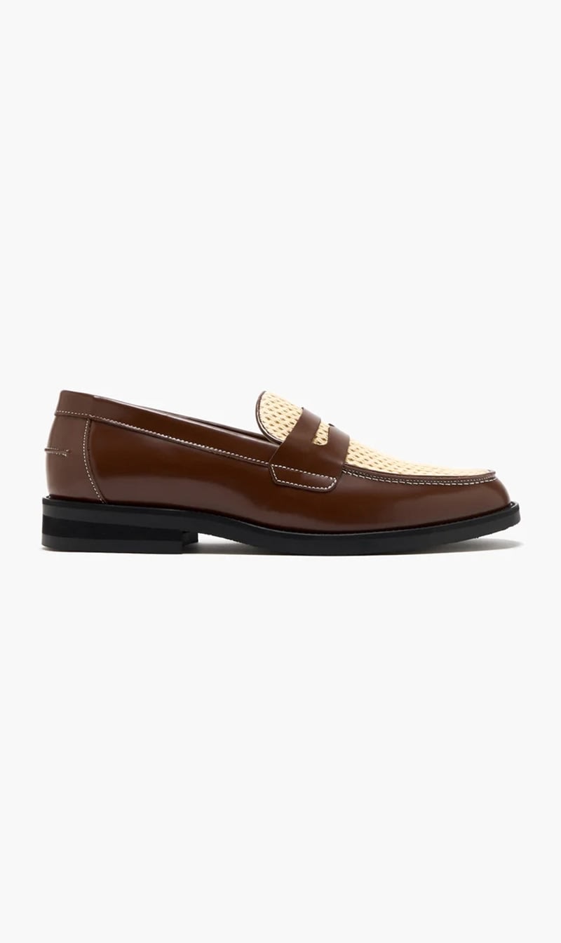 Duke & Dexter Brown Wilde Chestnut White Rattan Penny Loafer Men S for Men | The Deal Outlet
Duke & Dexter Brown Wilde Chestnut White Rattan Penny Loafer Men S for Men | The Deal Outlet