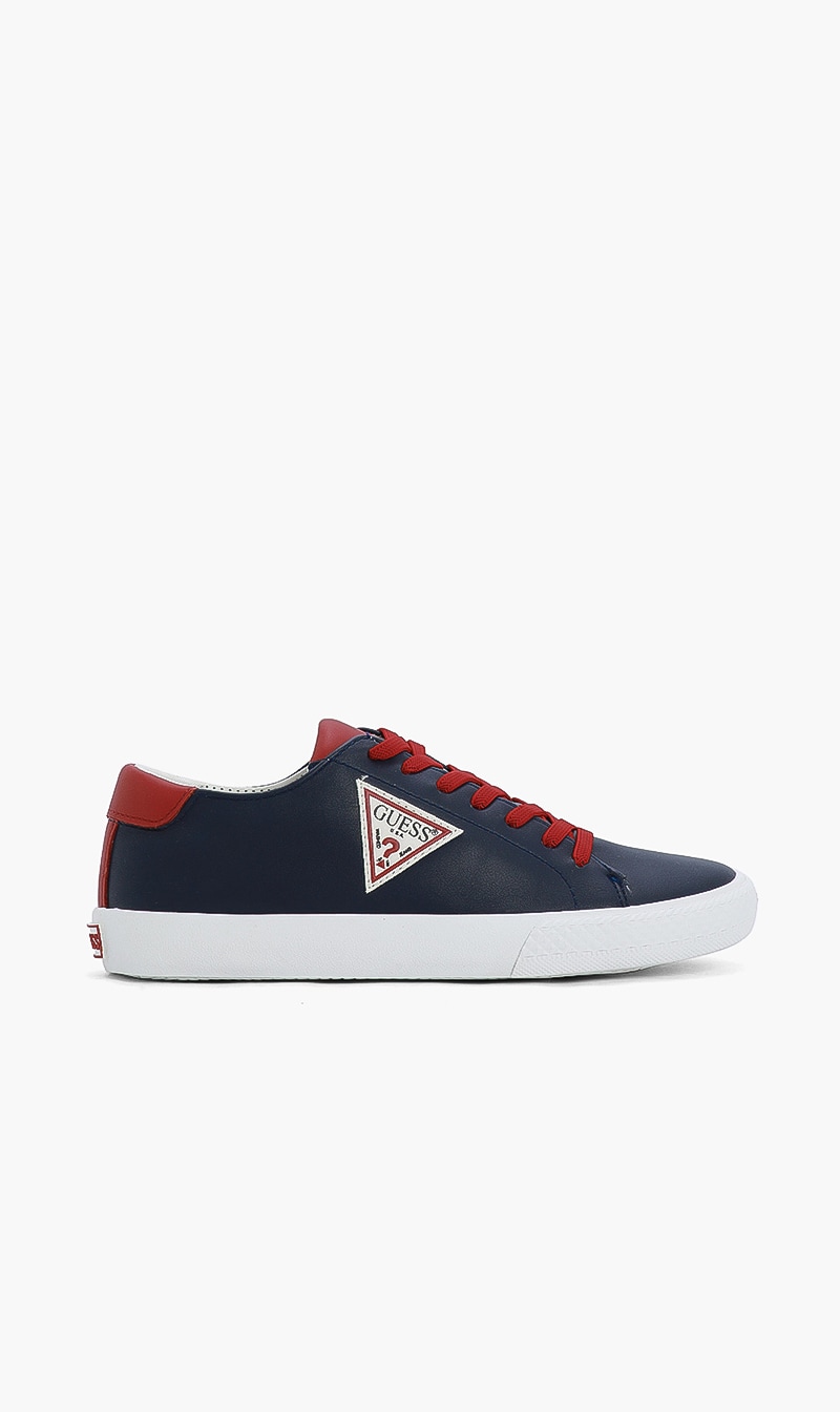 Logo Lace Up Sneakers, Blue