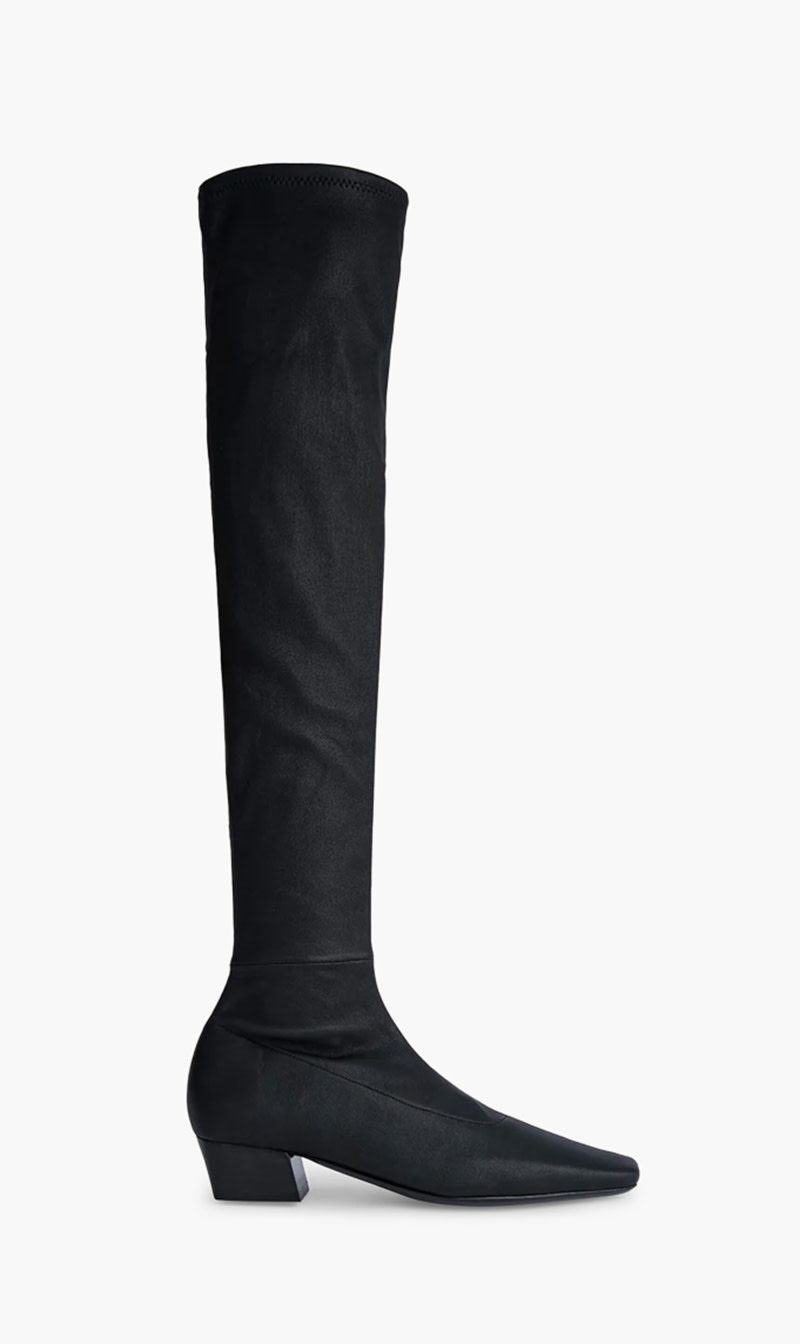 By Far Black Colette Black Stretch Leather for Women | The Deal Outlet