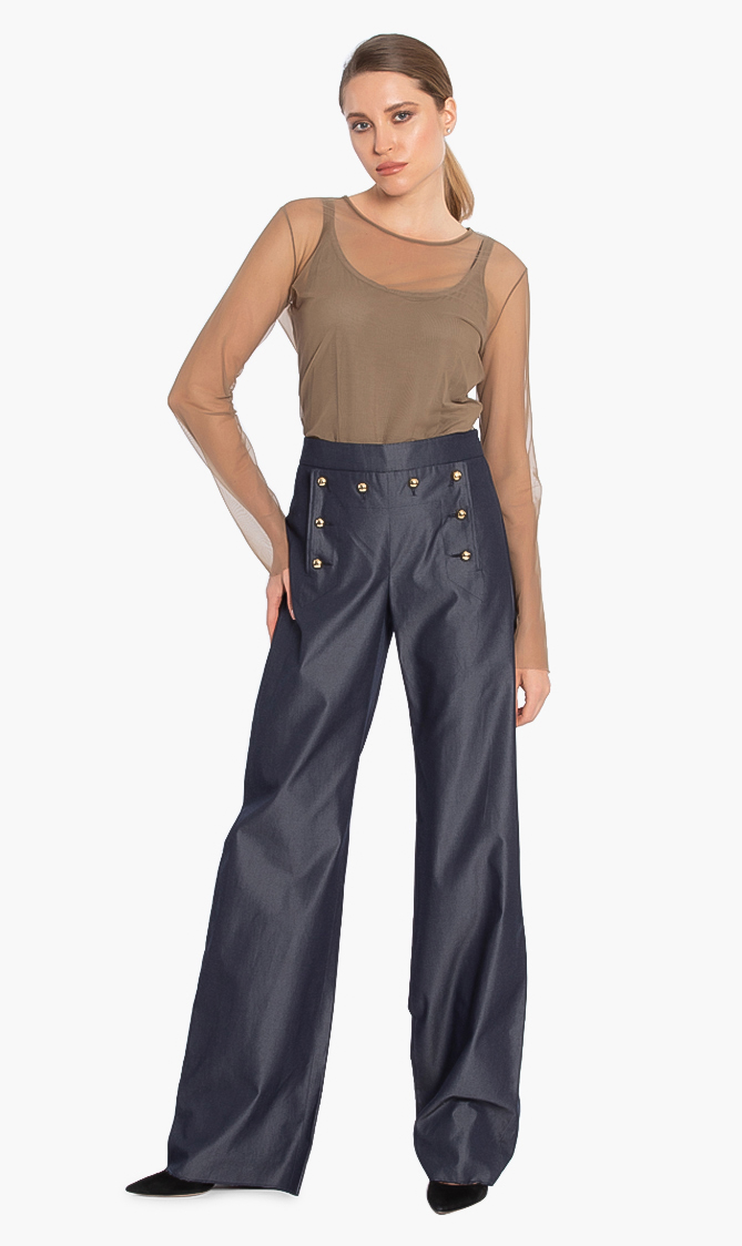 Salvatore Ferragamo Grey Tailor Panel Wide Leg Pants for Women | The Deal Outlet
Salvatore Ferragamo Grey Tailor Panel Wide Leg Pants for Women | The Deal Outlet