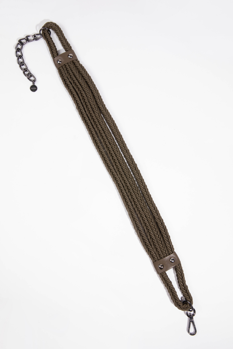 Max Mara Black Tedesco Belt-suspenders