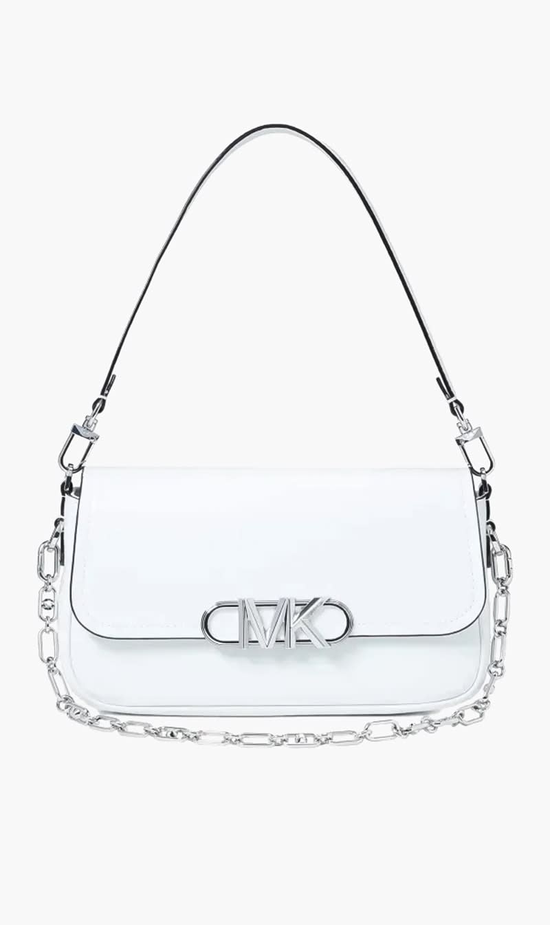 Michael Kors White Parker Medium Leather Messenger Bag for Women | The Deal Outlet
Michael Kors White Parker Medium Leather Messenger Bag for Women | The Deal Outlet