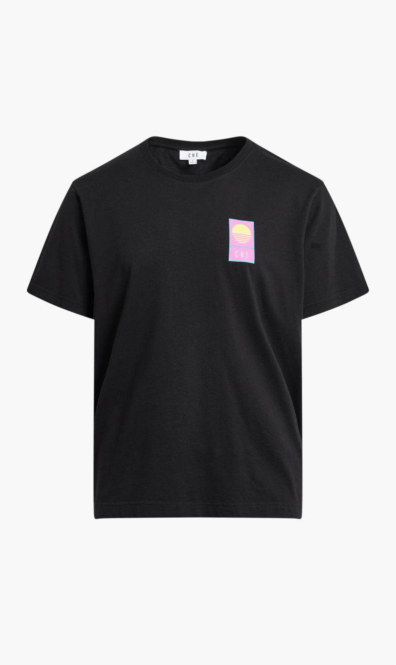 Che Black Ch Printed Tshirt for Men | The Deal Outlet
