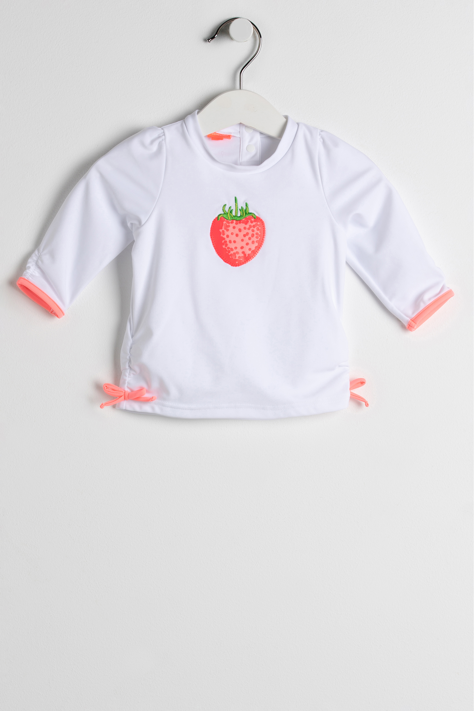 Sunuva White Wild Strawberries Rash Guard