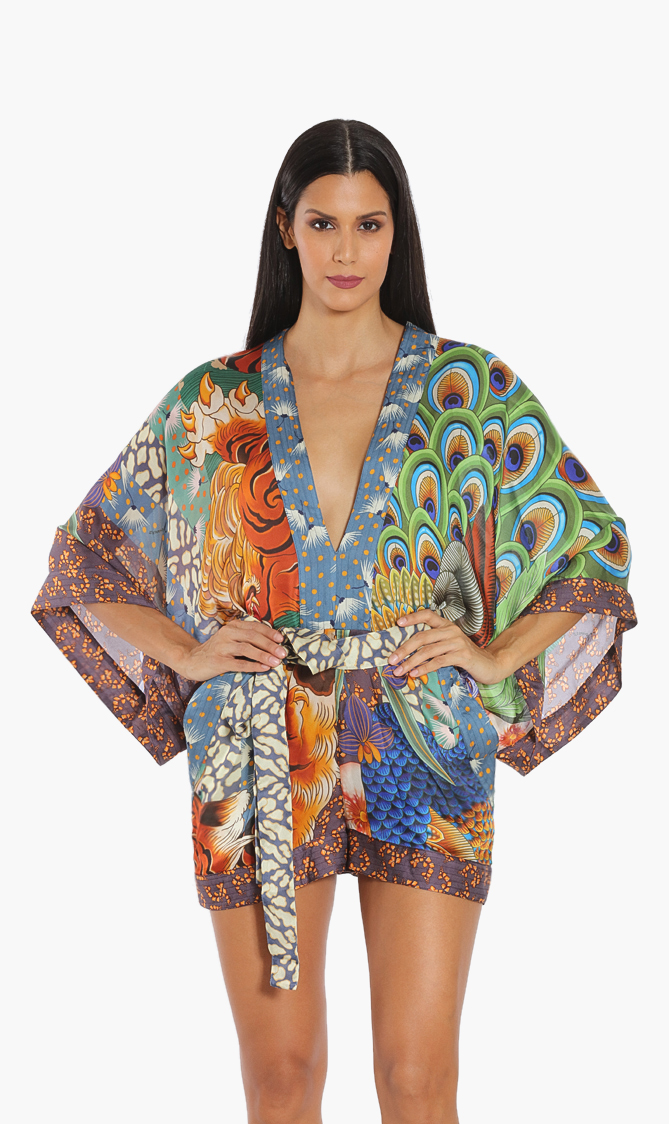 Dsquared2 Printed Silk Romper