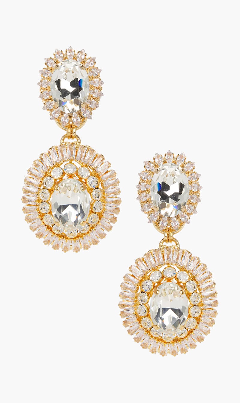 Anton Heunis Gold Long Crystal Earrings for Women | The Deal Outlet
Anton Heunis Gold Long Crystal Earrings for Women | The Deal Outlet