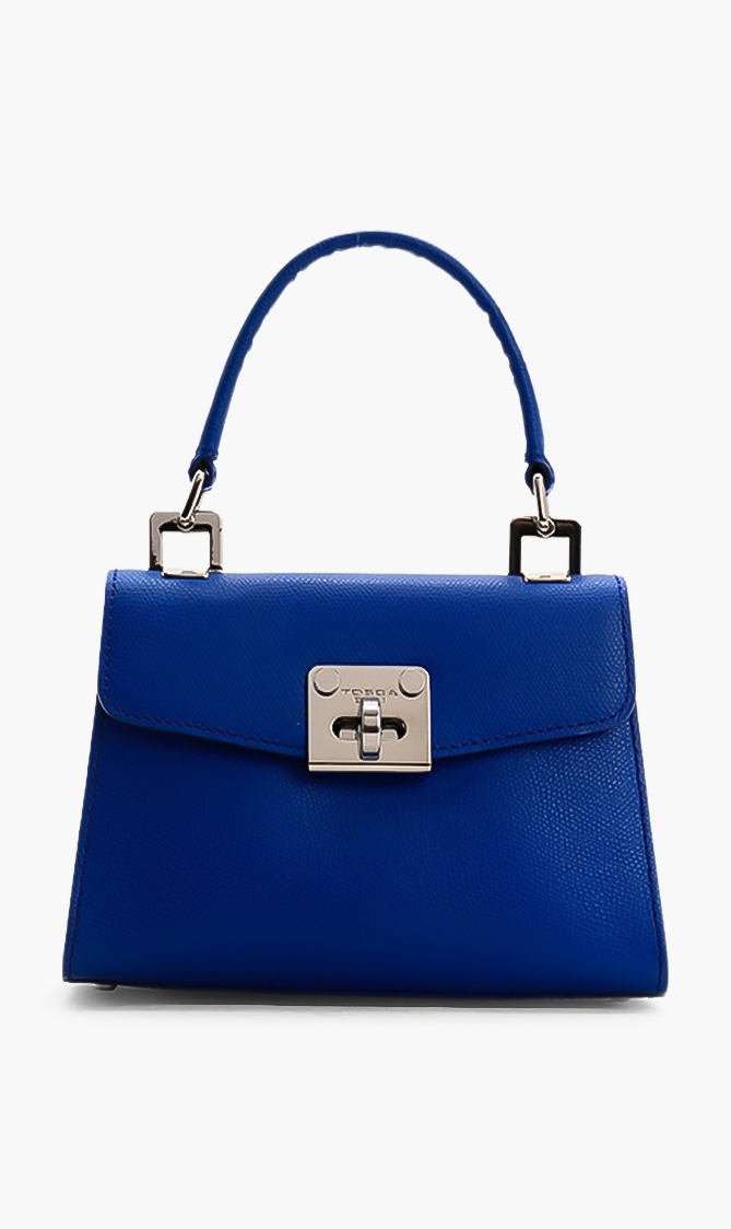 Tosca Blu Grainy Leather Crossbody Bag