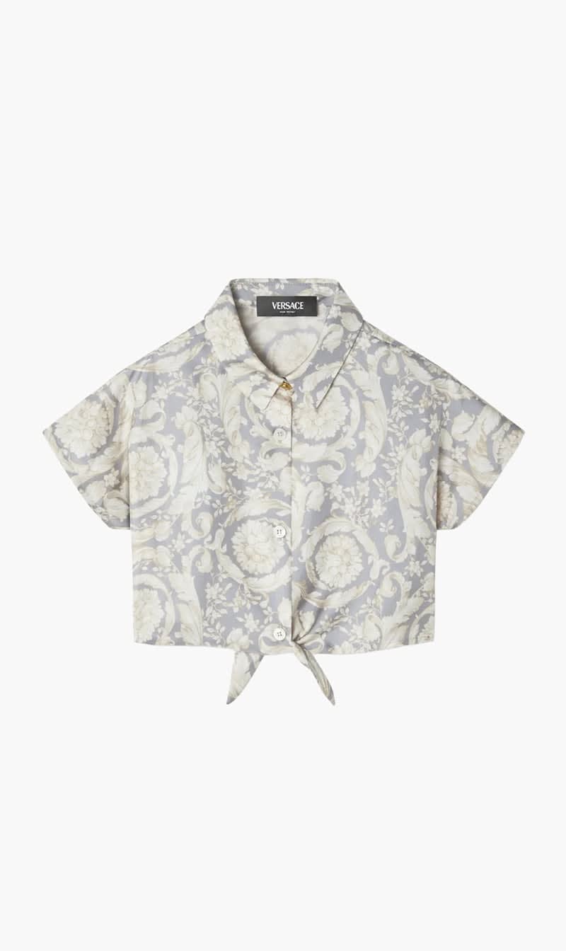 Versace Beige Informal Shirt Barocco Silk Twill for Girls
Versace Beige Informal Shirt Barocco Silk Twill for Girls
