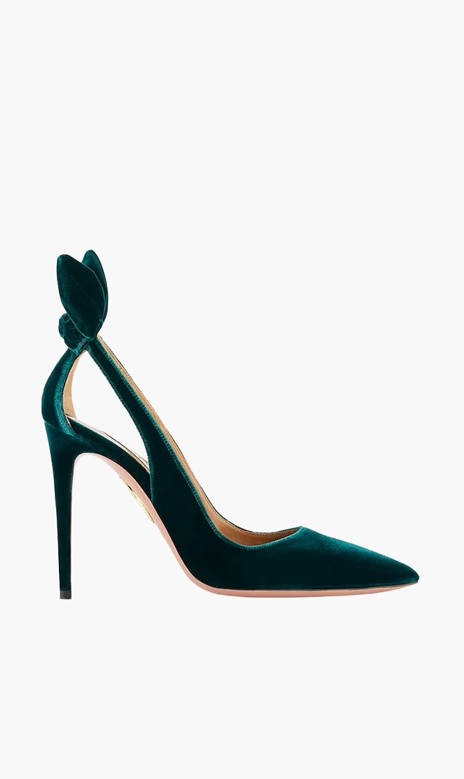 Aquazzura Firenze White Bow Tie Pump 105 for Women | The Deal Outlet
Aquazzura Firenze White Bow Tie Pump 105 for Women | The Deal Outlet