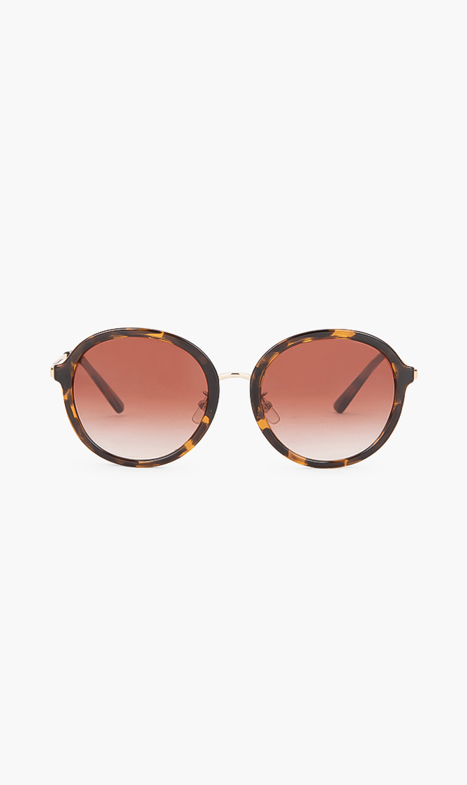 TORY BURCH Oversized Round Sunglasses