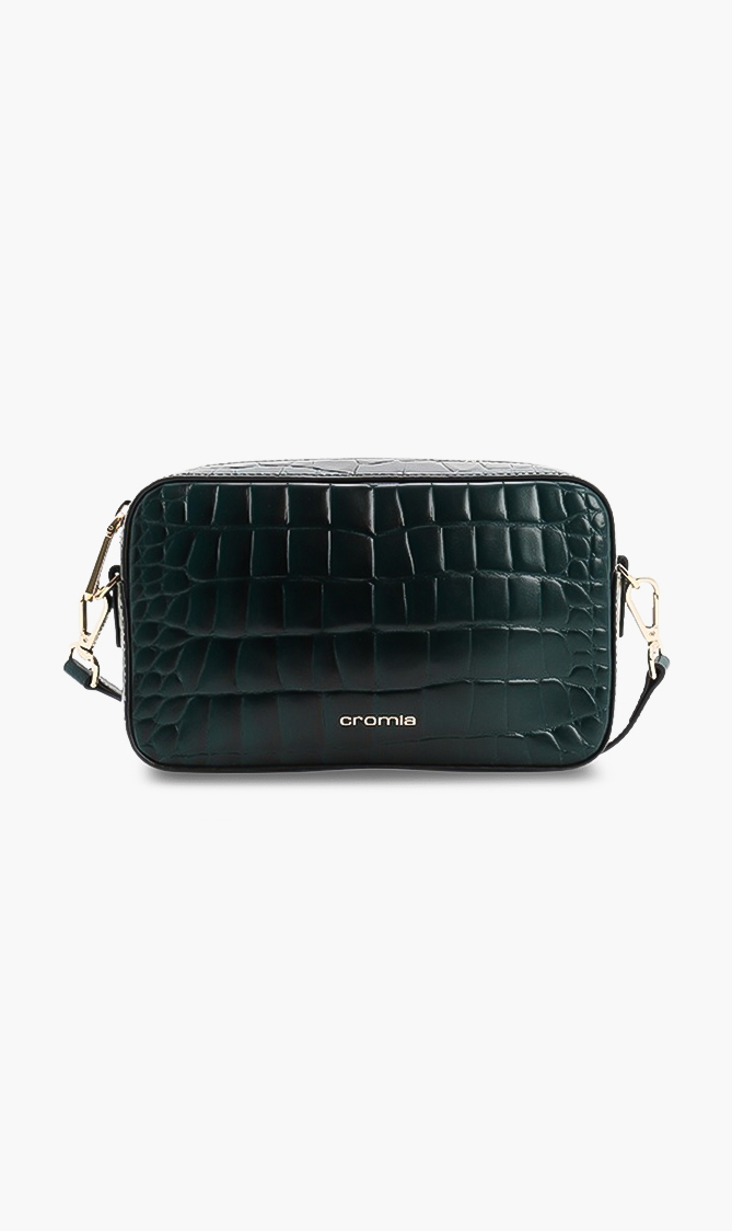 Cromia Perla Cocco Leather Crossbody Bag