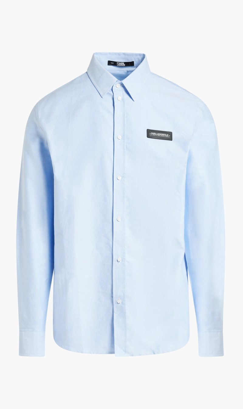 Logo Oxford Shirt, Blue