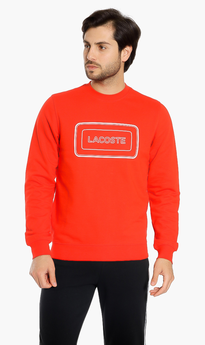 Lacoste Reflective Logo Sweatshirt