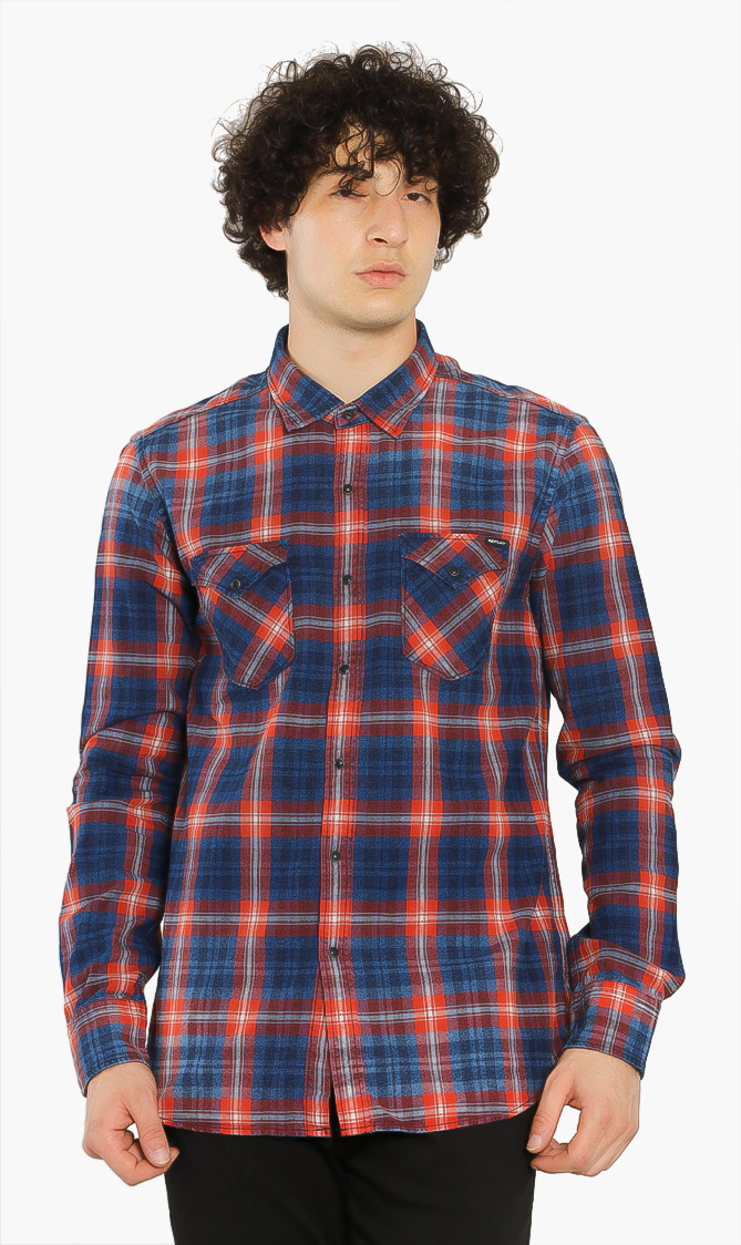 Replay Checkered Long Sleeves Shirt