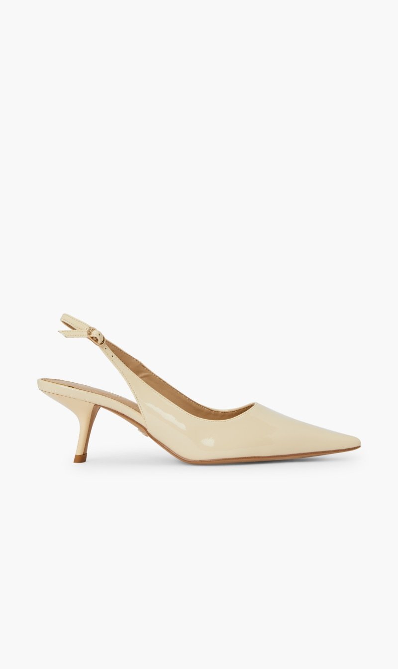 Sam Edelman White Bianka Sling for Women | The Deal Outlet