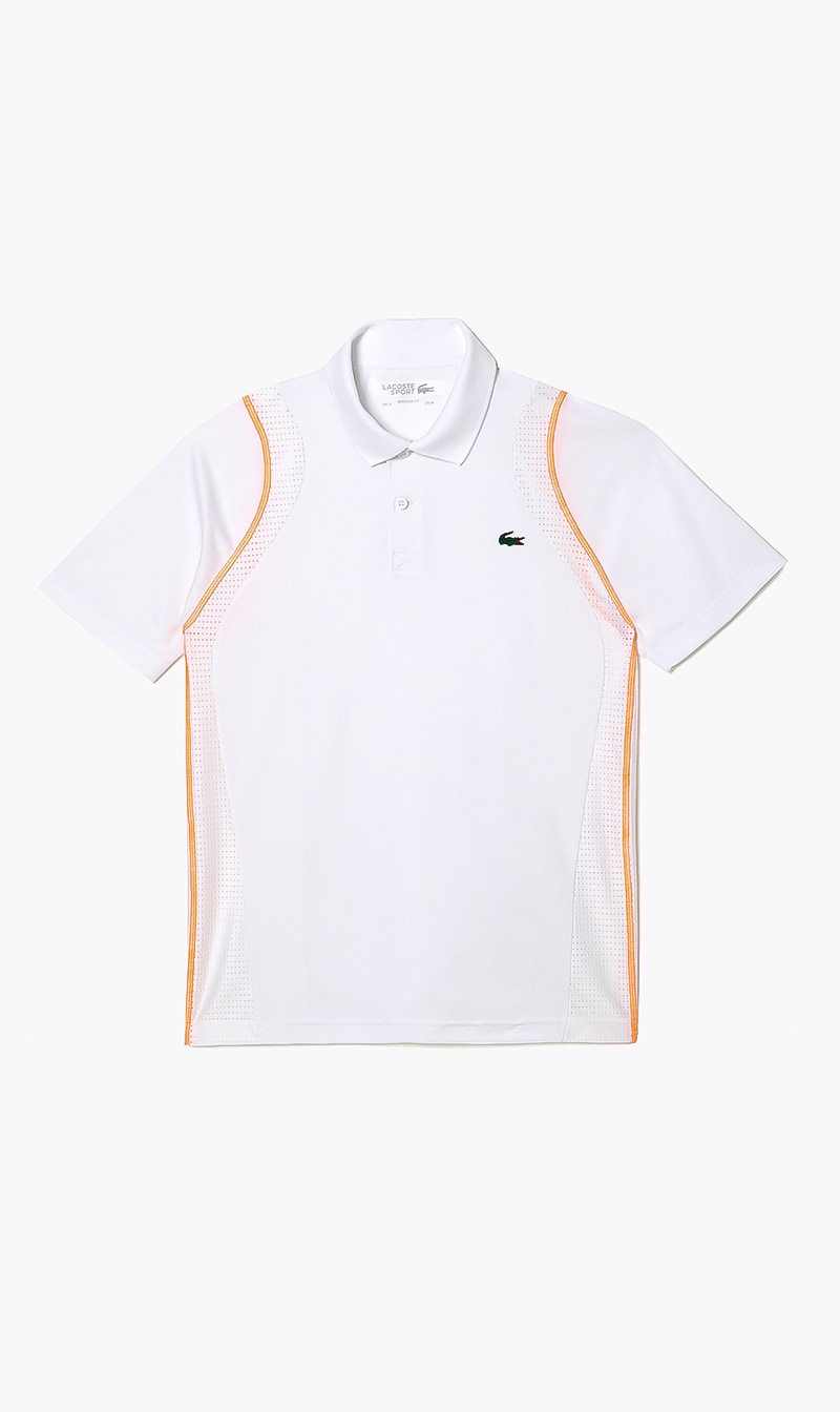 Lacoste White Tennis Recycled Polyester Polo Shirt for Men | The Deal Outlet
Lacoste White Tennis Recycled Polyester Polo Shirt for Men | The Deal Outlet