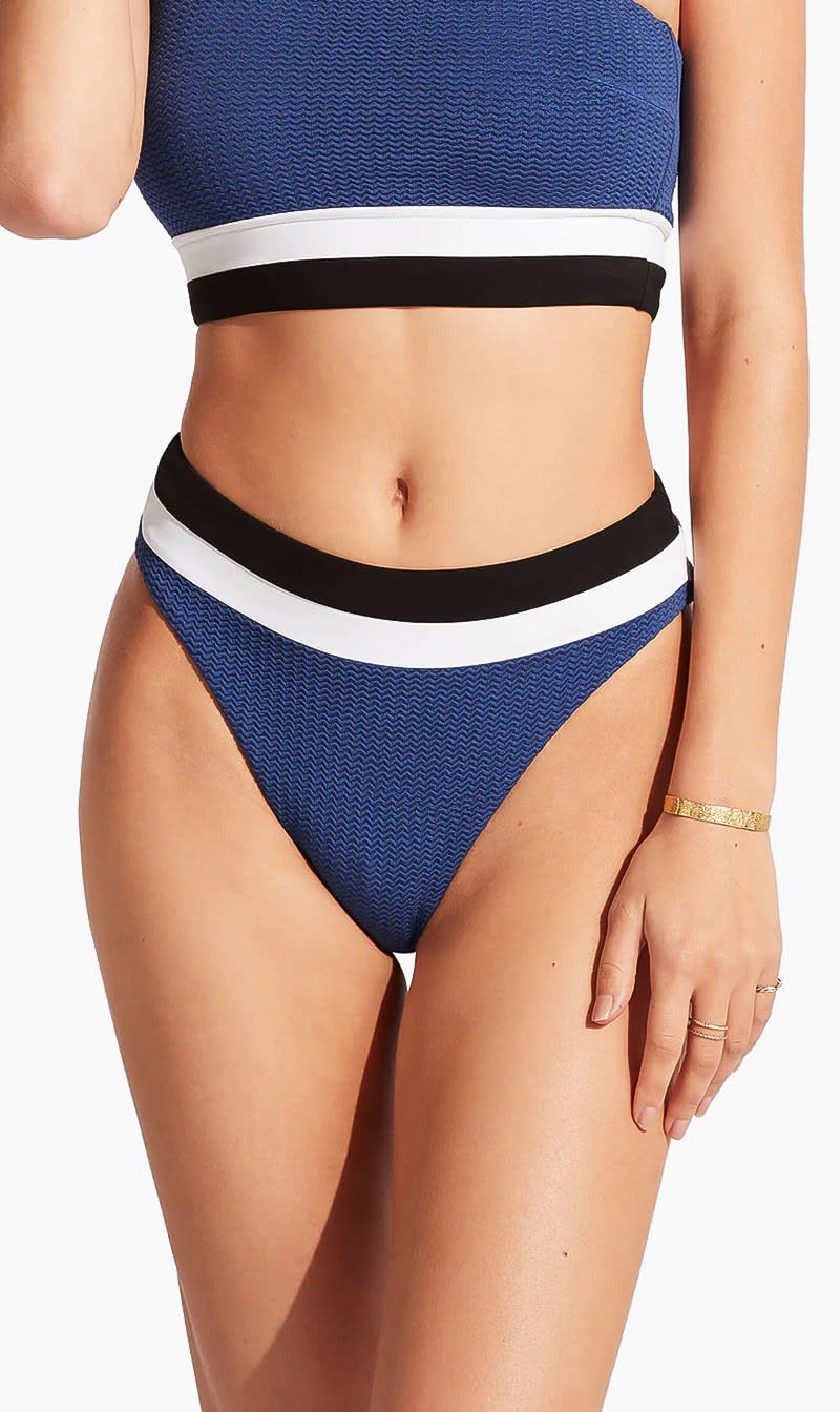 Seafolly Multi-color Slice Of Splice High Waisted Bikini Bottom for Women
Seafolly Multi-color Slice Of Splice High Waisted Bikini Bottom for Women