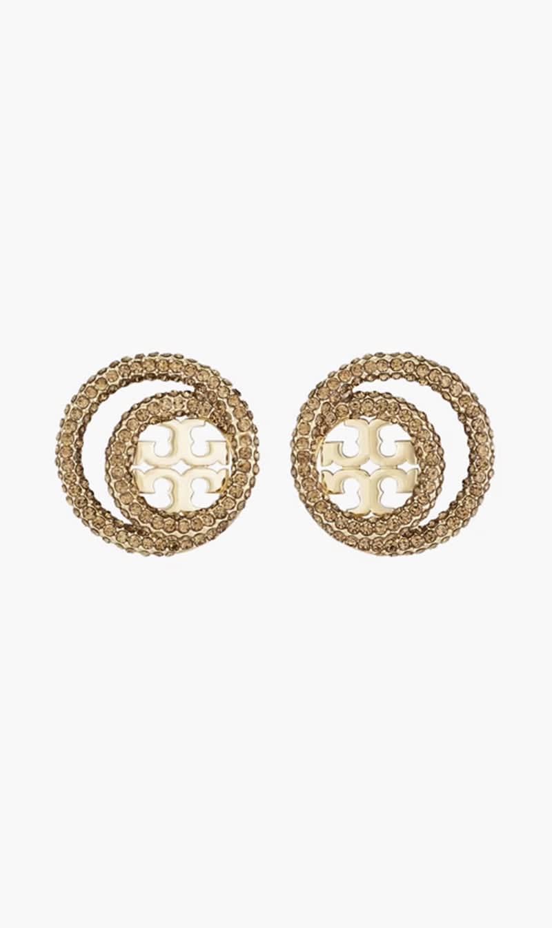 Tory Burch Gold Icon Pave Double Ring Stud Earrings for Women | The Deal Outlet
Tory Burch Gold Icon Pave Double Ring Stud Earrings for Women | The Deal Outlet