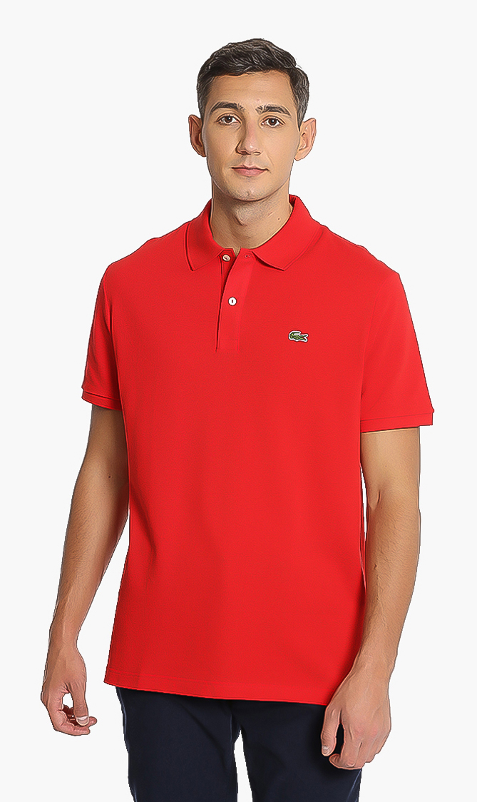 Lacoste Cotton Pique Slim Fit Polo Shirt