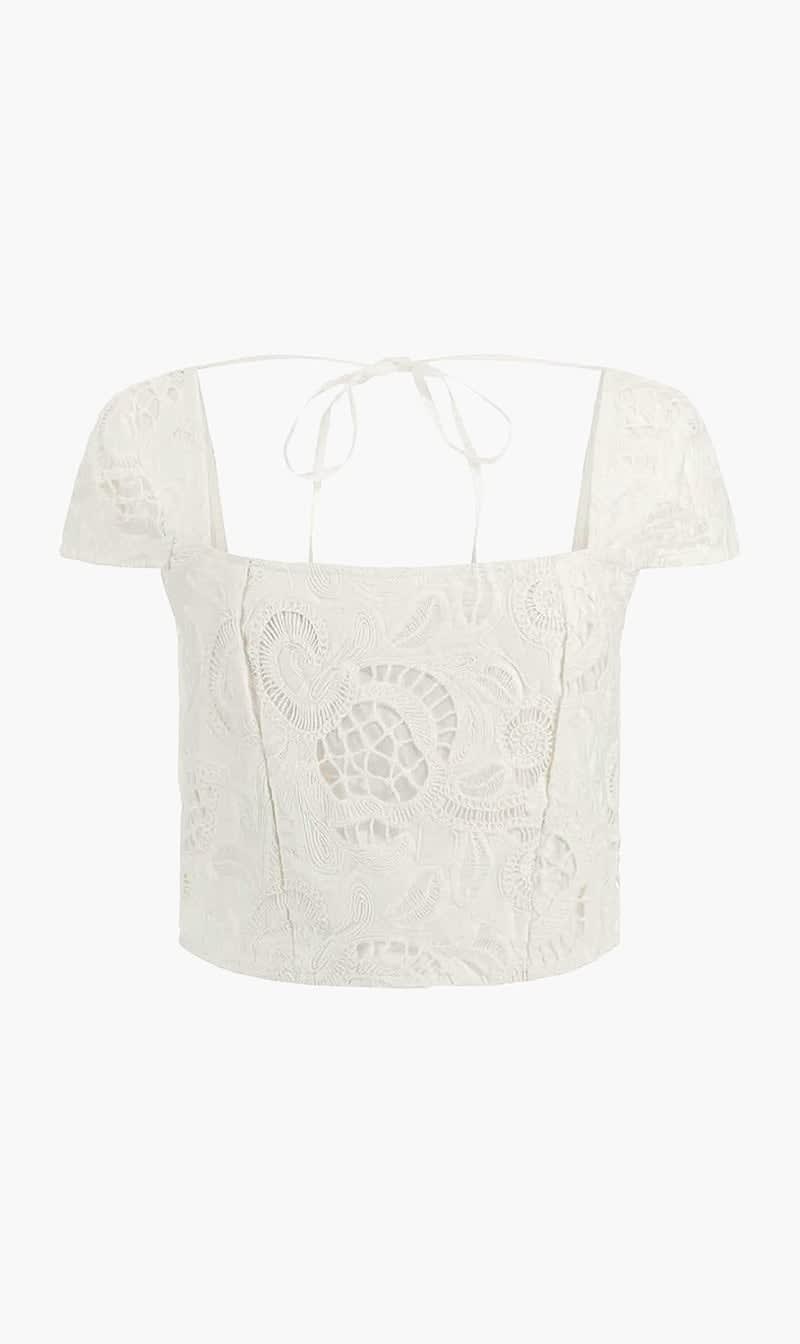 Guess White Sl Domitille Corset for Women
Guess White Sl Domitille Corset for Women