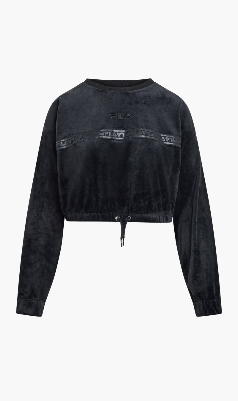 Fila Black Quinn Crop Crew With Chest Tape Details for Women | The Deal Outlet
Fila Black Quinn Crop Crew With Chest Tape Details for Women | The Deal Outlet
