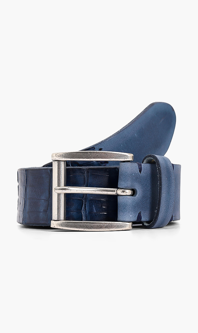 Jacob Cohen Animal Textured Leather Belt