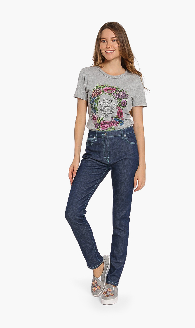 Kenzo Stitched Skinny Jeans