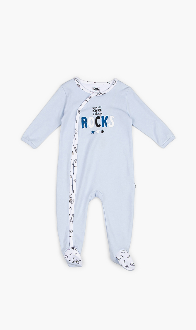 Karl Lagerfeld Rocks Trimmed Romper