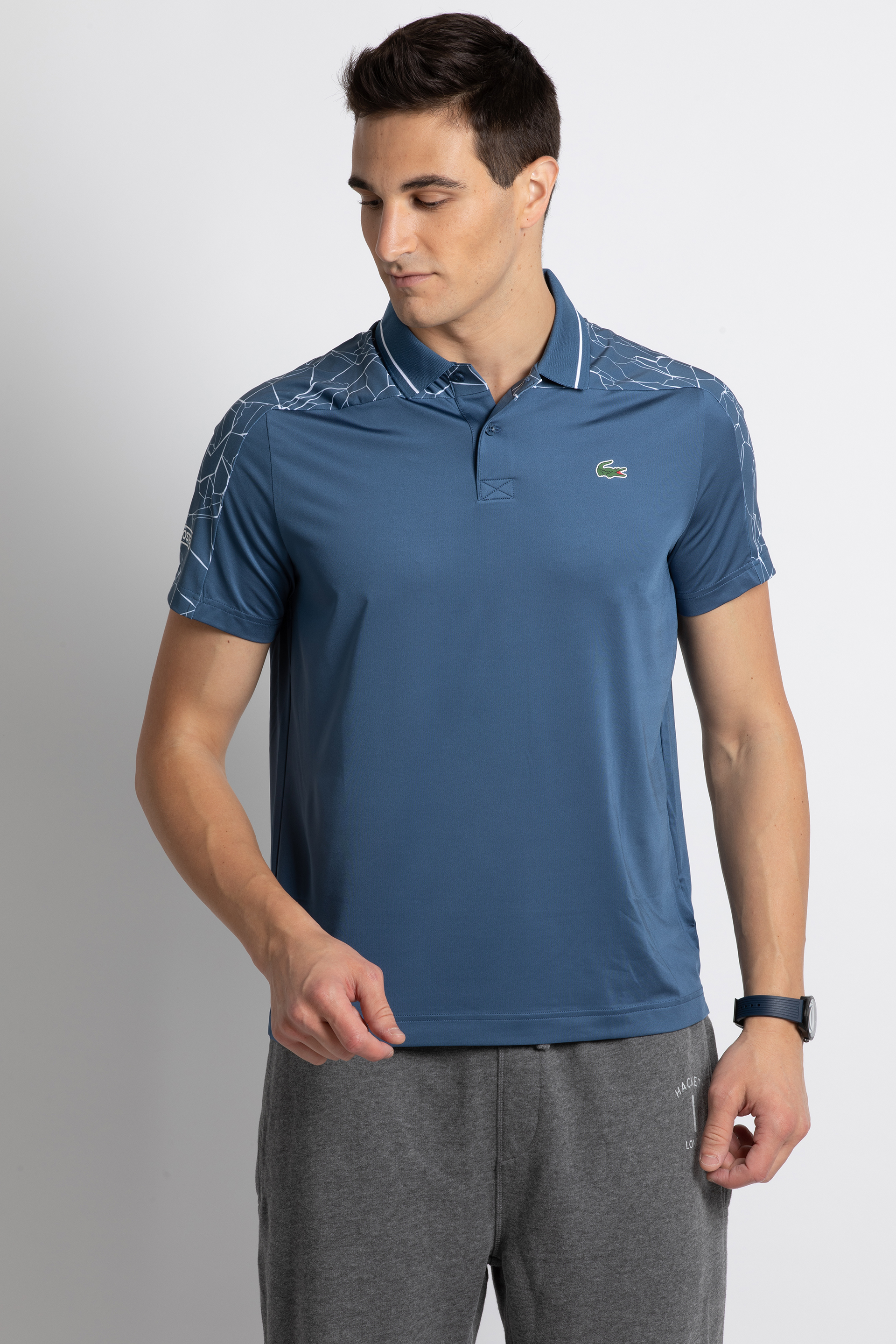 LACOSTE Novak Djokovic Technical Jersey Polo