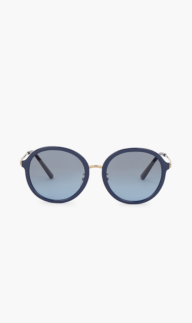Tory Burch Oversized Round Sunglasses